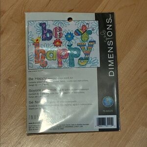 Dimensions Be Happy Cross Stitch Kit